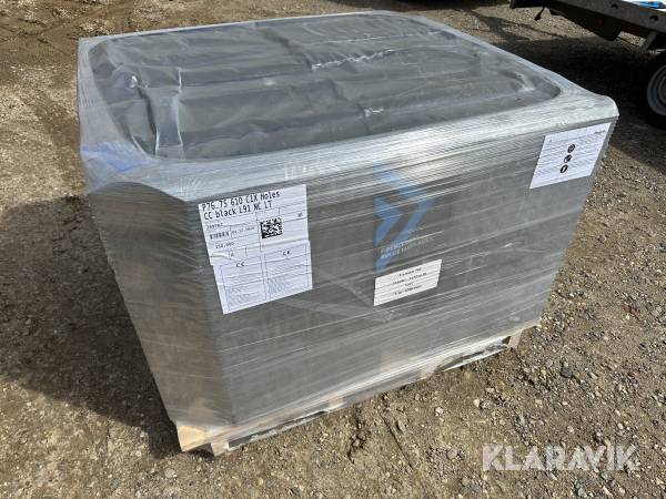 Bølgeplader Euronit 702 HJ/HU sort 150 styk