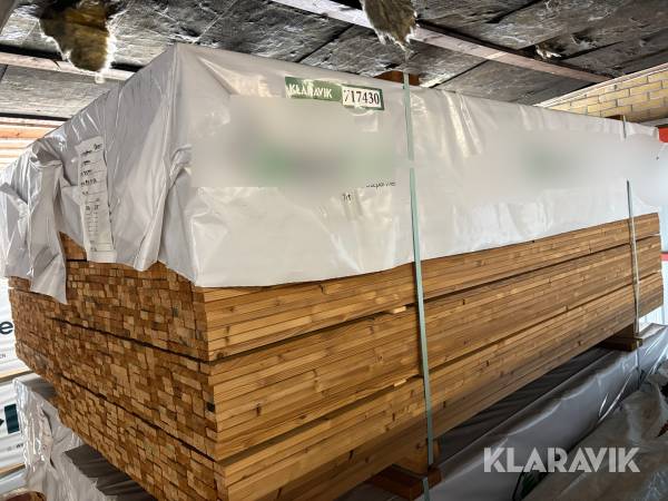 Thermo gran lister - 2550x18x40 mm - 1350 styks