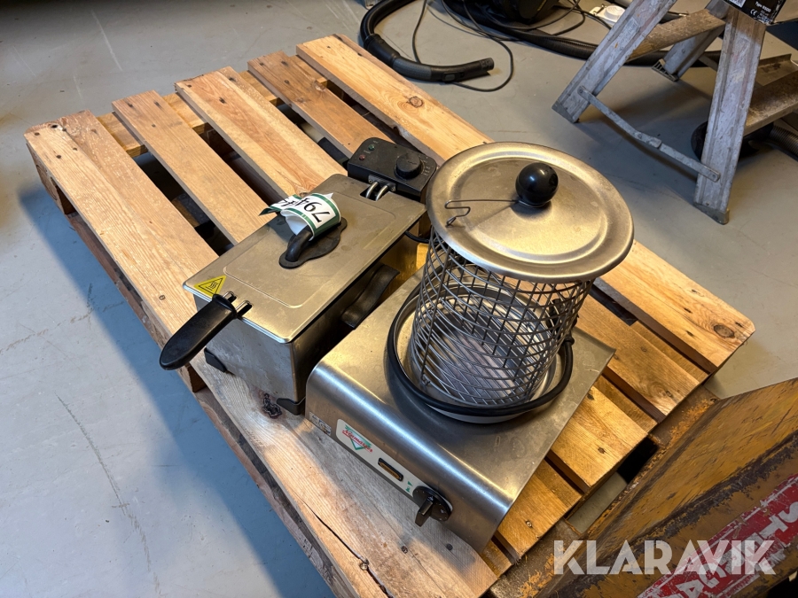 Friture og pølsevarmer Sjöbo + Neumärker - 2 enheder