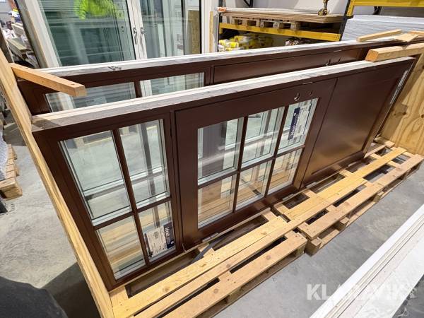 Hoveddør Idealcombi 94.5x242.5 cm 4 lags - træ/alu - 1 styk