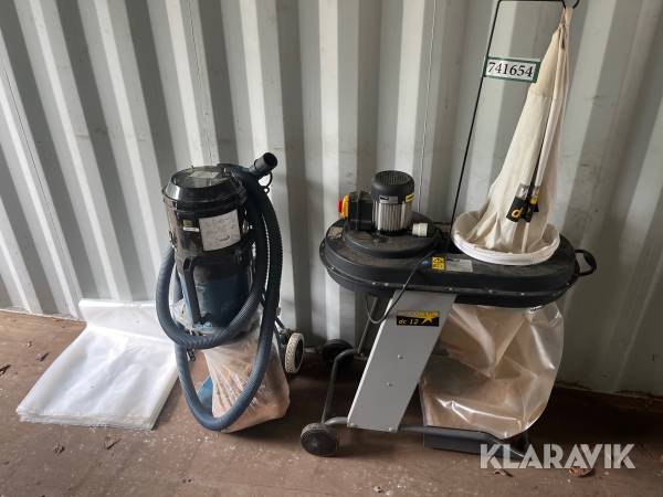 Spånsugere Woodstock/Dustcontrol dc12/DC2700 C 2 styk