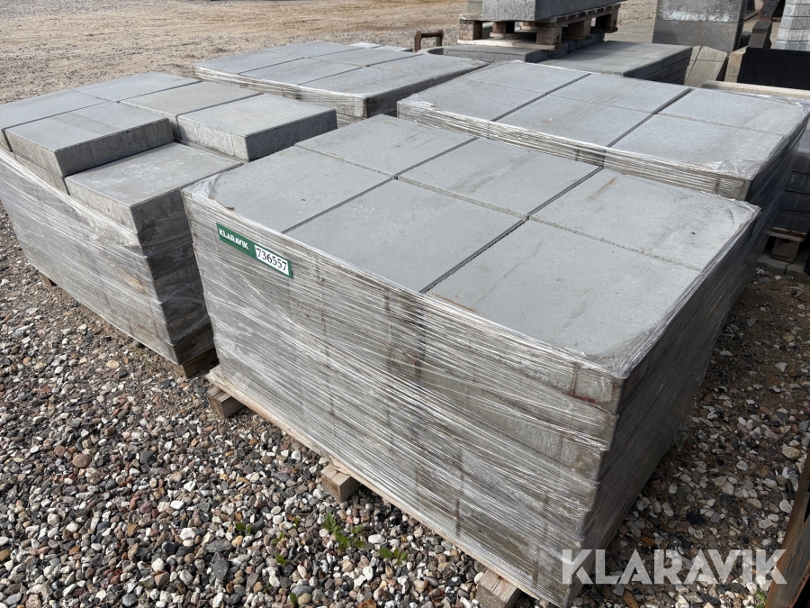 Betonfliser 191 Styk ca. 30 m²
