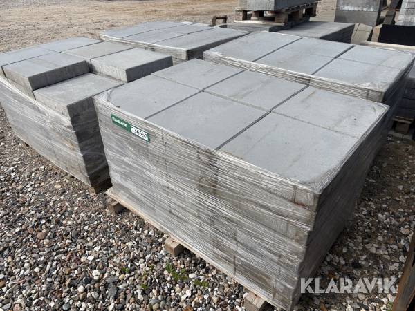 Betonfliser 191 Styk ca. 30 m²
