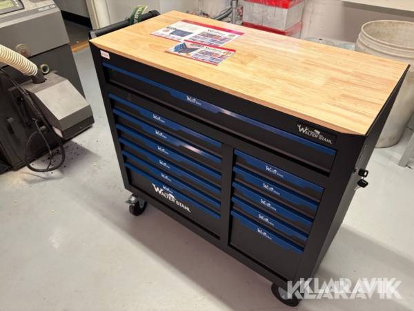 Komplet værkstedsvogn Walter Stahl