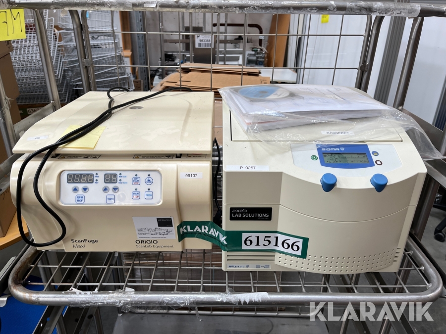 Laboratorie udstyr Origio & Sigma 2 styk