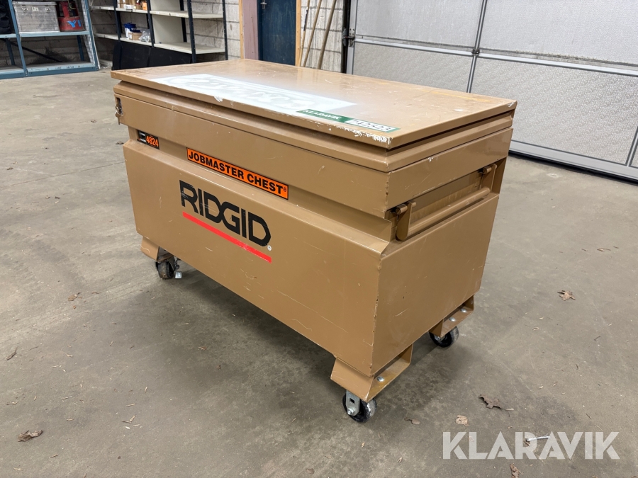 Opbevaring/værktøjs kasse Rigid 4824R med lås og nøgle