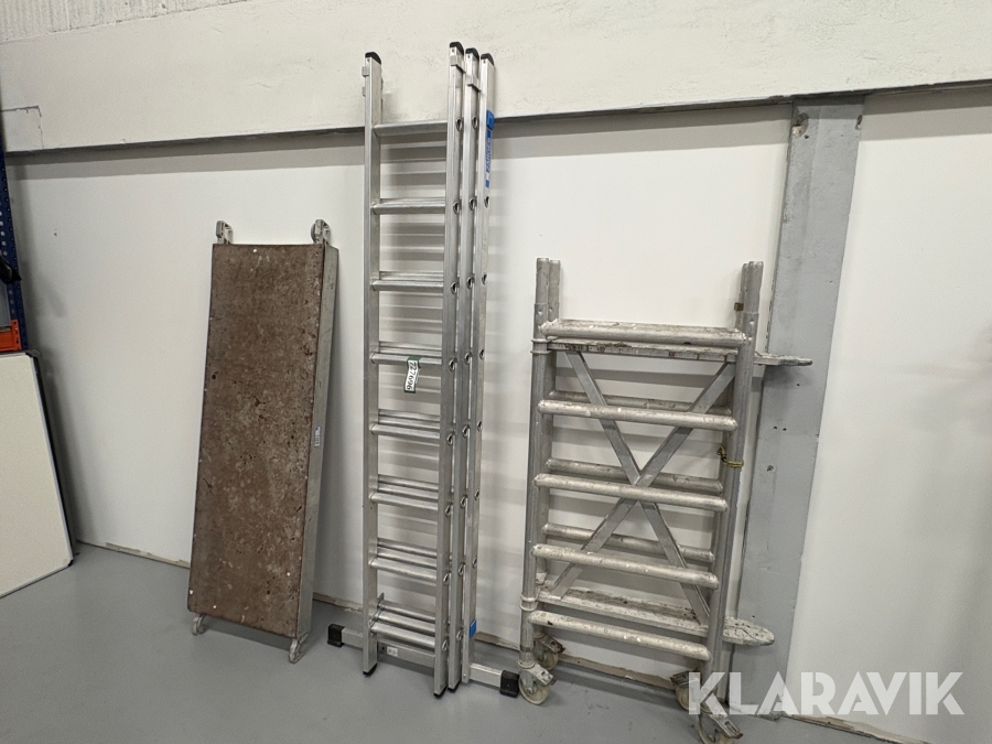 Rullestillads og stige Zarges