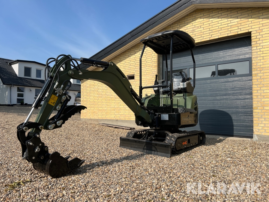 Minigraver Cartiwell CW-16PRO Crawler Excavator