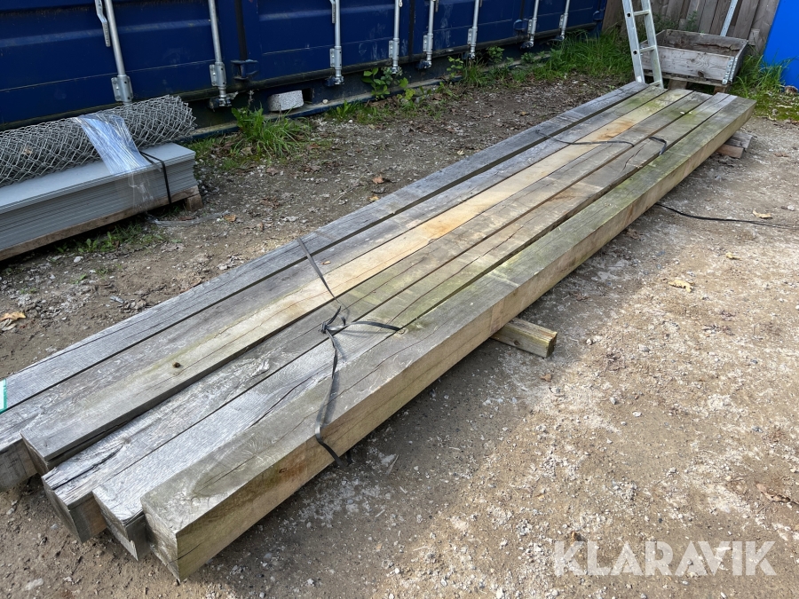 Egetræ Bjælker 6 stk 5x5 -400cm