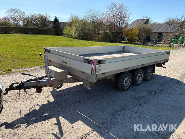 Tiptrailer Henra Kp3z.35.1.3 3500 kg. 3-akslet