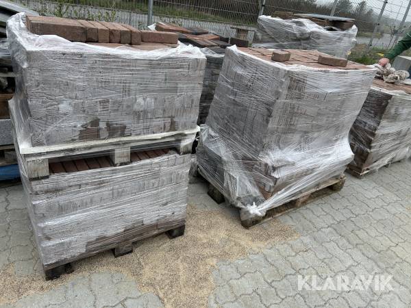 Havefliser Ca 2000 styk, rød