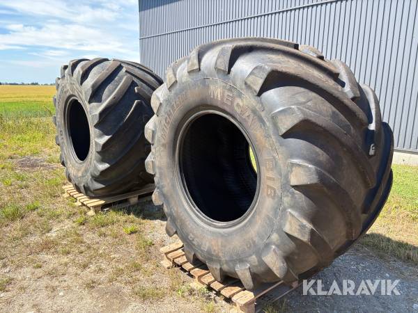 Løse dæk Michelin MegaXbib, 2 Styk
