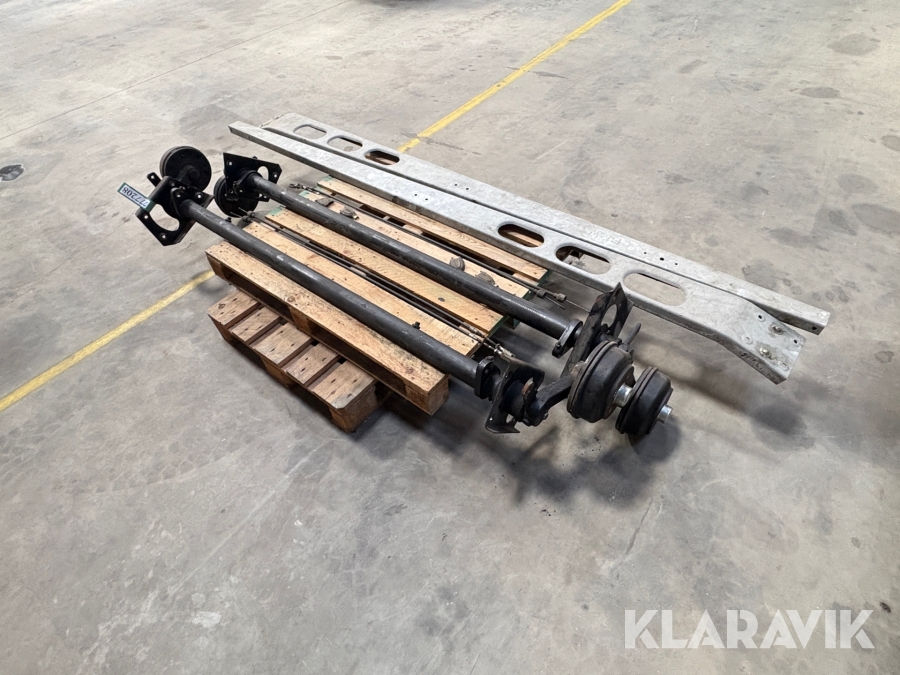 Traileraksler BPW S 2005-7 1050 kg 2 Styk