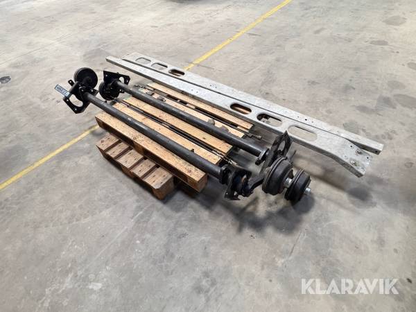 Traileraksler BPW S 2005-7 1050 kg 2 Styk