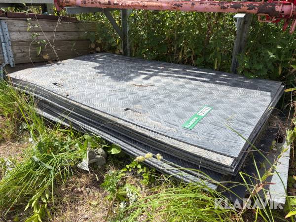 Køreplader i plast 22 styk