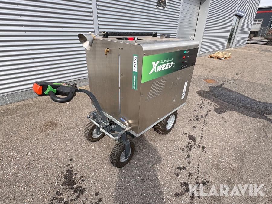 Ukrudtbekæmpelse varmt vand Purewash Xweed E1