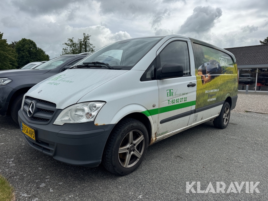Varebil Mercedes-Benz Vito, 113 CDI Kassevogn Lang