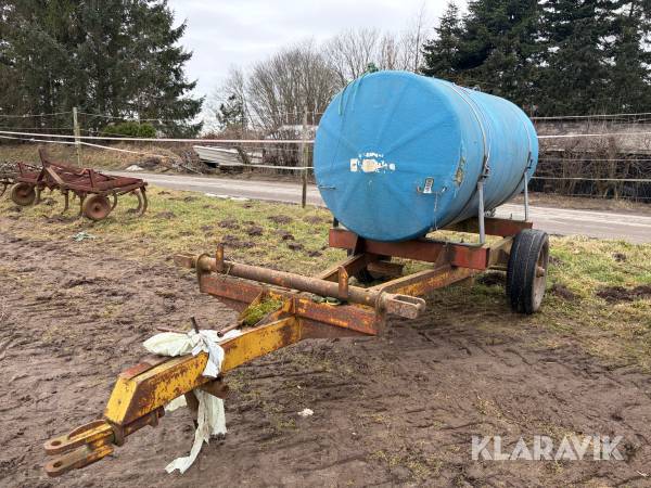 Glasfiber Tank på vogn Modo-Tønden