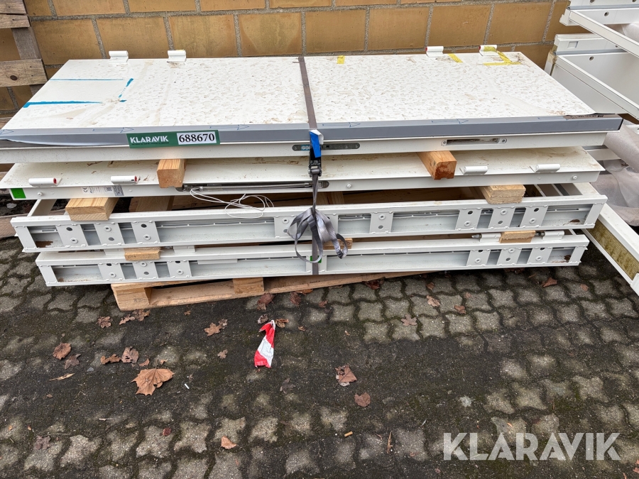 Branddøre med karme 2 styk Multi-tex