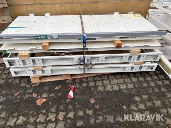 Branddøre med karme 2 styk Multi-tex