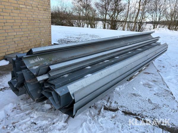 Galvaniseret stål profiler 34 styk