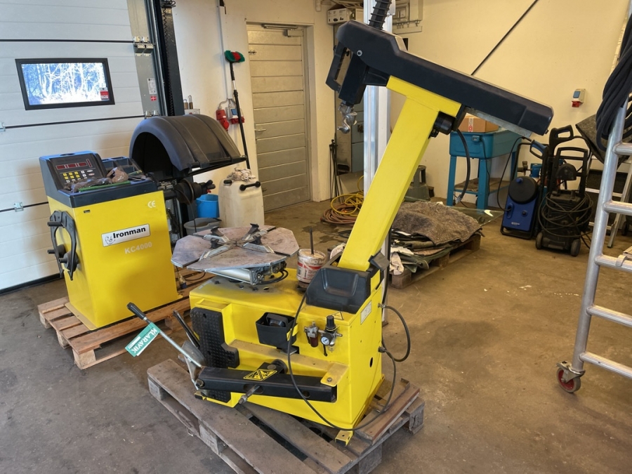 Dækapparat og afbalancering