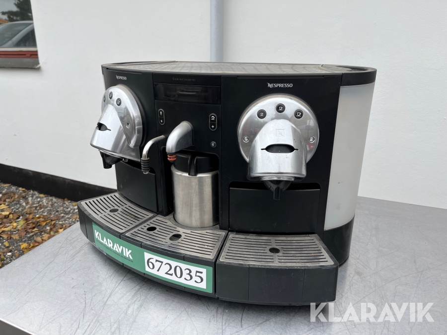 Kaffemaskine Nespresso Gemini CS220 Pro, Køge, Klaravik aukt