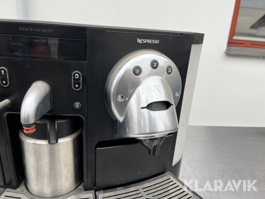 Kaffemaskine Nespresso Gemini CS220 Pro, Køge, Klaravik aukt