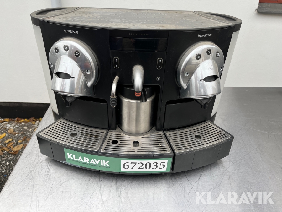 Kaffemaskine Nespresso Gemini CS220 Pro, Køge, Klaravik aukt