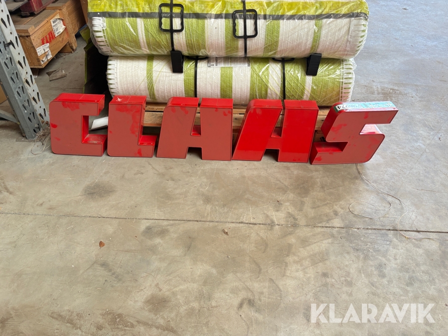 Claas bokstavs lampe Claas