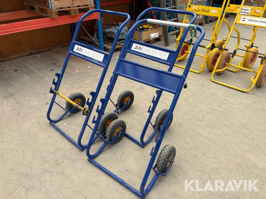 Kabeltromle vogn - 3 styk