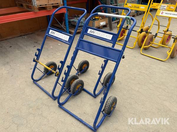 Kabeltromle vogn - 3 styk