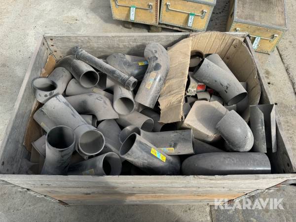 Lot af svejsemuffer og svejserør Geberit PE