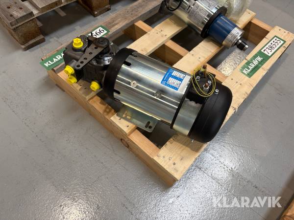 El-motor med hydrostat pumpe Metalrota C724A