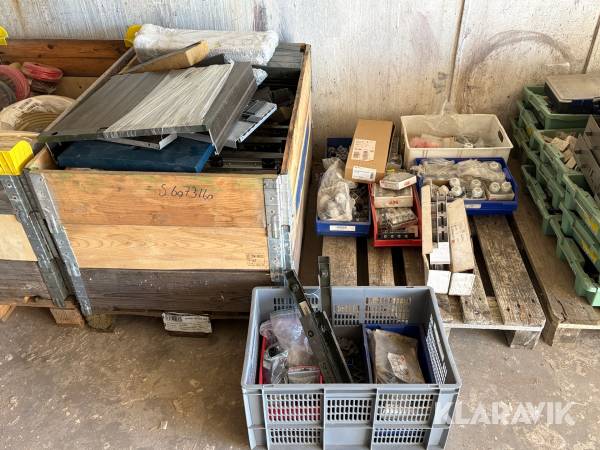 Elmaterialer blandet lot, 2 paller