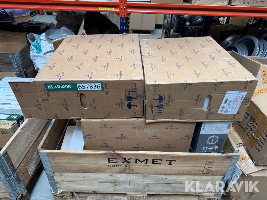 Badeværelsesvask 7 styks i alt LOT