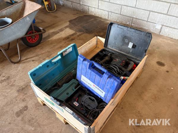 Elektrisk værktøj 4 enheder