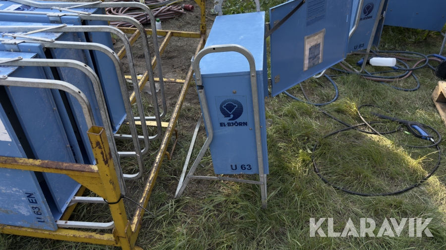 Byggestrømstavle El Bjørn U 63/6321-2 EN DK 1 styk 