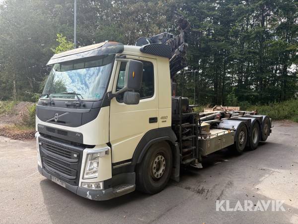 Lastbil Volvo FM-460 8X2 - med Kran & 21 T. kroghejs