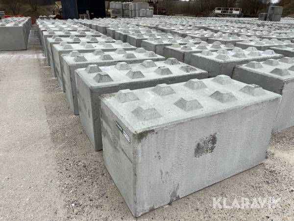 Betonblokke / siloklodser 25 styk - 160x80x80cm