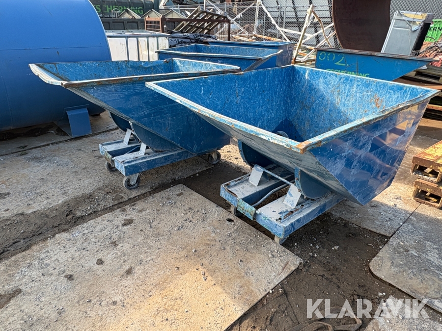 Vippecontainere Intra Tippo 900 - 2 styk