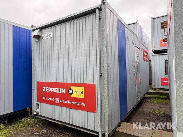 Mandskabsmodul til 5 personer med toilet og bad