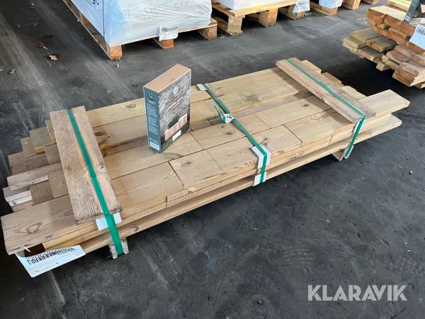 Træpakke Arki Kit 0619 plante plint bænk 5 sæt