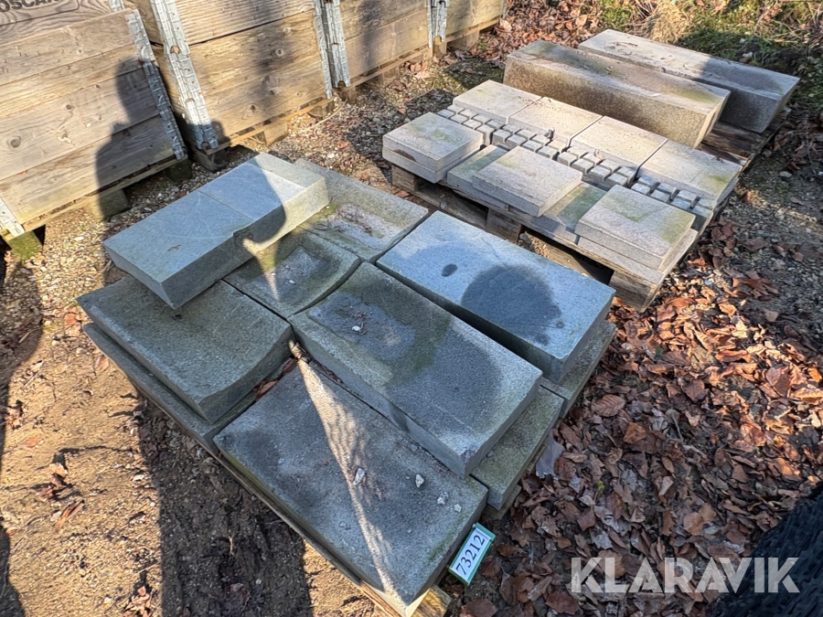 Assorterede sten - 3 paller