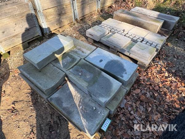 Assorterede sten - 3 paller