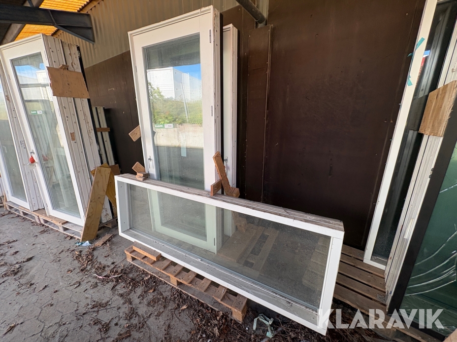 Døre og vinduer Velfac - 4 styk