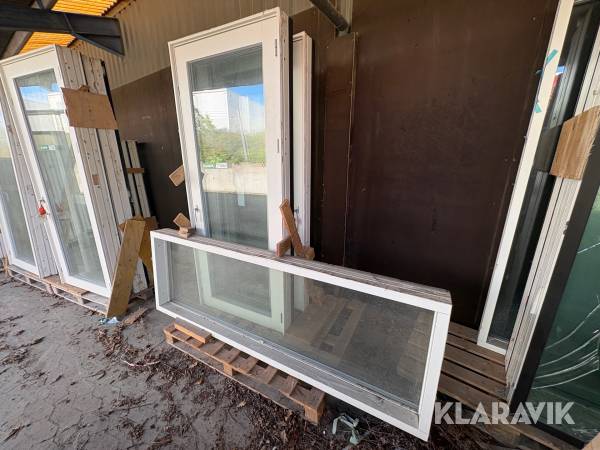 Døre og vinduer Velfac - 4 styk