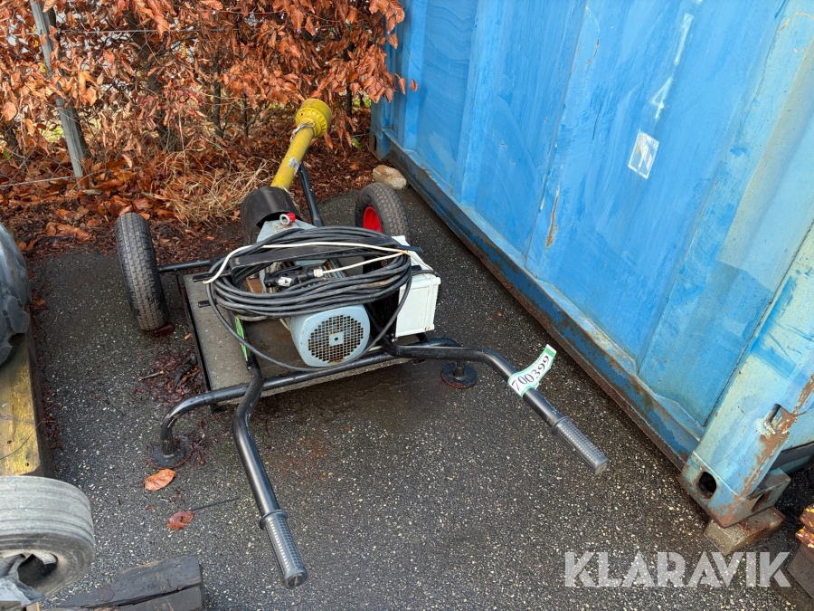 Elmotor med PTO-drev