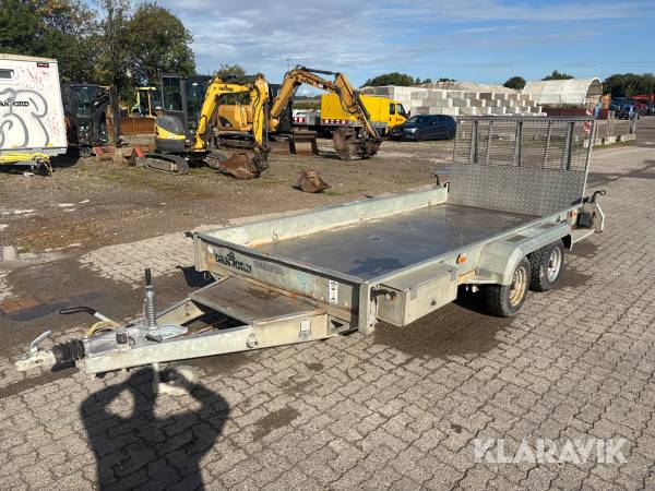Maskintrailer Nugent Pt 3500 kg.