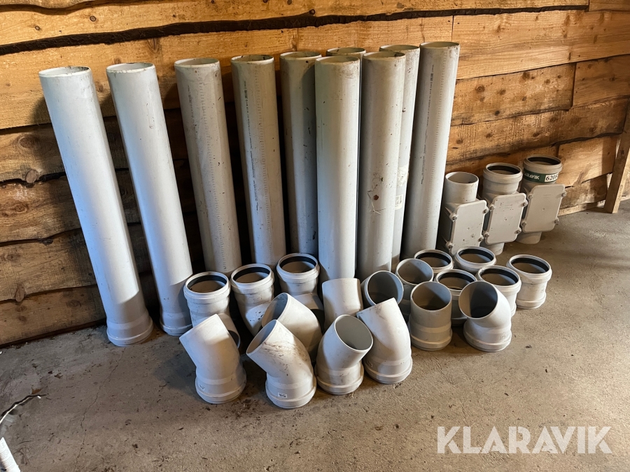 Faldstamme, rør og fittings